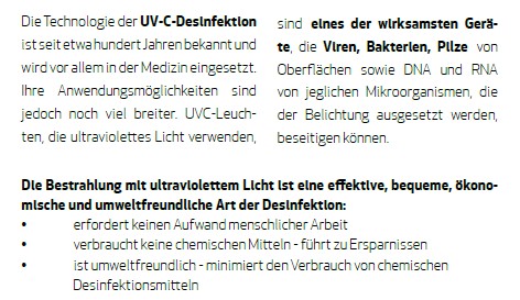 Desinfektion