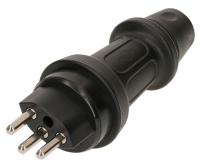 174938 - Stecker T23 IP55 schwarz