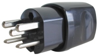 201501 - Nylon Stecker T15 IP20 schwarz