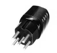 201501 - Nylon Stecker T15 IP20 schwarz