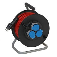 22-42QS-33 - Kunststoff Kabelrolle 33m IP55 Pur 3x2.5mm²