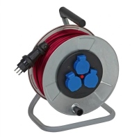 2R-41PR-50 - Metall Kabelrolle 50m IP55 Pur 3x1.5mm²