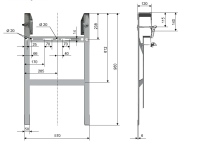 46214 - Kranhalterung für LED Fluter