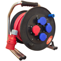 Hartgummi Kabelrolle 1xT25 +3xT23 33m Pur 5x2.5mm²