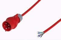 525-GPAK-05 - 5m Pur Anschlusskabel 5x2.5mm² orange