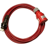 525-GPÜK-05-T25CEE16 - 5m Pur Übergangskabel T25 nach CEE16/5