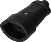 PS173844 - Gummi Kupplung T13 IP20 schwarz strong