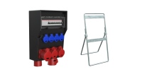 Hartgummi Verteiler 32A T23 IP55 Klappgestell